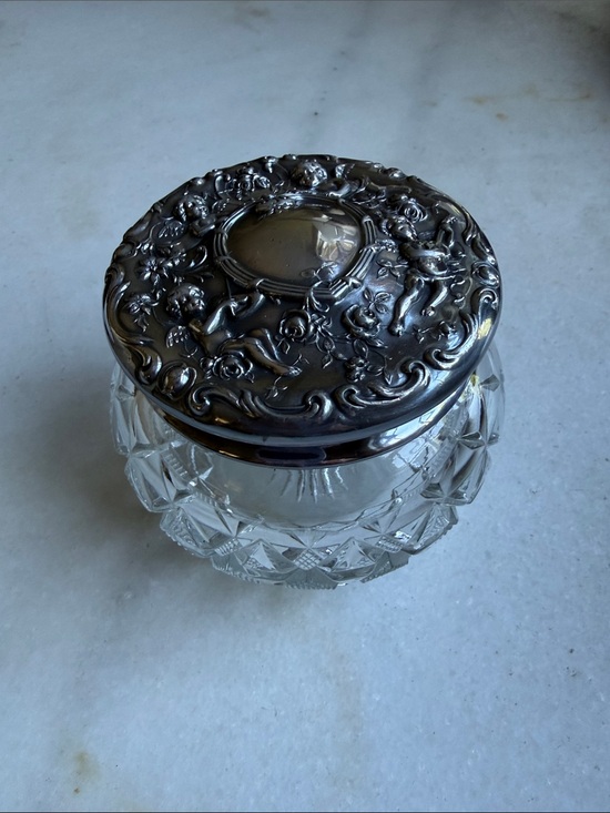Other - Antique Art Nouveau Vanity Jar
